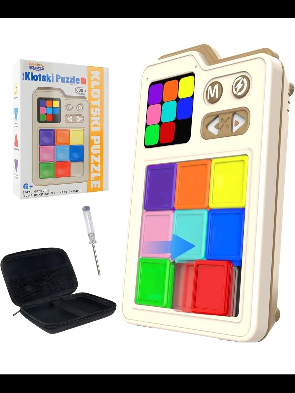 Super Slide Puzzle Games, Original 1000+ Challenges & 3 Modes, Brain Teaser
